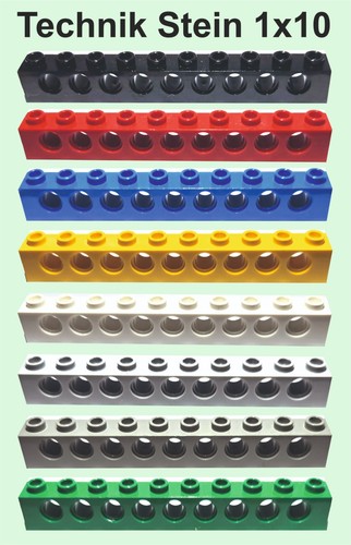 Lego 2730 technik stein 1x10 - technik,