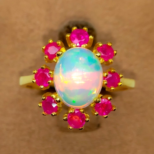 Welo feueropal cabochon und - feueropal-cabochon,