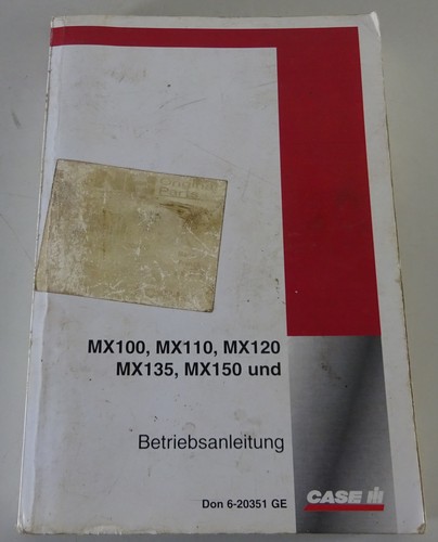 Betriebsanleitung case - betriebsanleitung,