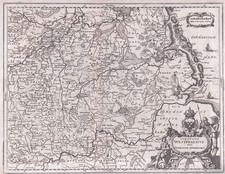 Westfalen Westfälischer Kreis Karte map Kupferstich Merian engraving 1650