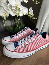 Converse Damen Sneaker USA Flag All Star Sneaker Schuhe Unisex UK 5 EUR 37,5
