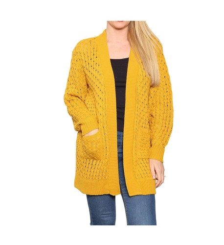 Damen strickjacke strick grob - strick,