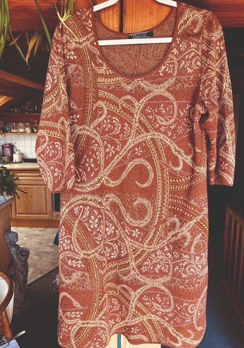 Strick kleid aus - strick, gr.