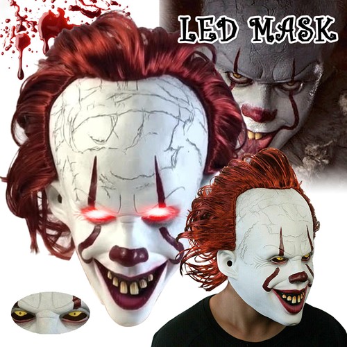 Horror maske pennywise cosplay - maske,