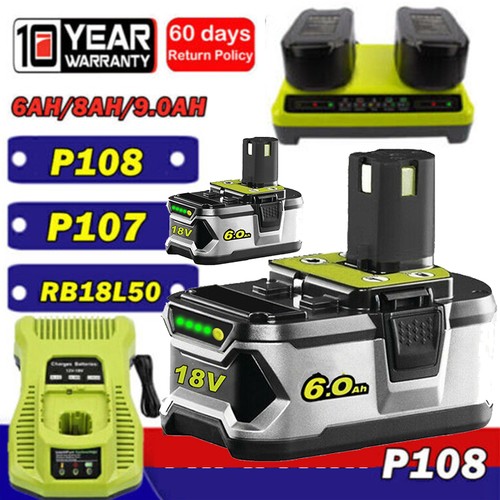 0ah für ryobi - 6,0ah, 18v