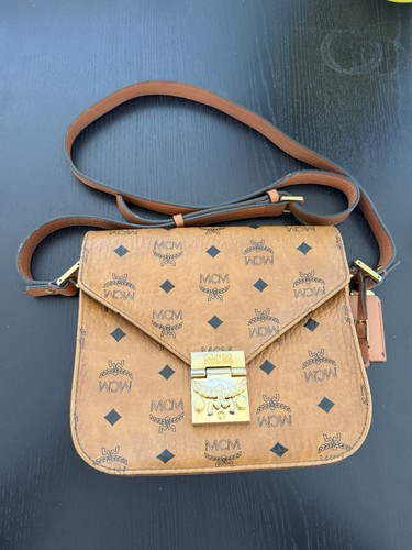 Mcm leder patricia crossbody - leder,