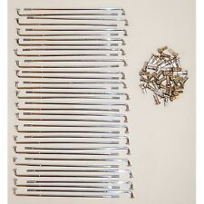 Speichen-Satz 208mm Chrom