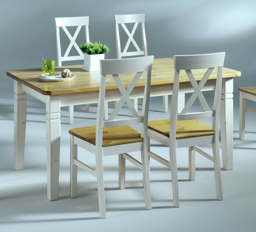 Massivholz ess gruppe set - massivholz, ess-gruppe