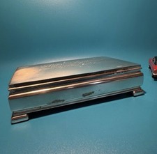 Silber 830 Truhe / Kästchen Halb Mond/Krone