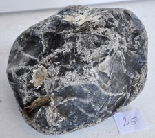 * 1,6 kg FEUERSTEIN Flint KNAPPING Aquarium FLINTSTEIN Steinzeit SILEX Stein #25