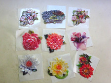 Nr. 28 K  - Kerzenkunst - basteln - 9 Teile Verzierwachs  Wachsornamente