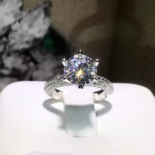 3 TCW runder Moissanit