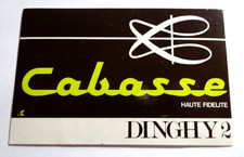 Werbe-Aufkleber Cabasse Dinghy