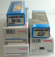 Konvolut Märklin H0 Leerverpackung 5 Stück siehe Foto PK2096