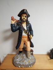 Pirat RARITÄT, Polyresin o.ä. schwere Ausf. Handbemahlt, 1960 modelliert, 80cm