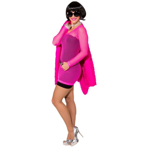 80er 90er jahre - &, netzkleid