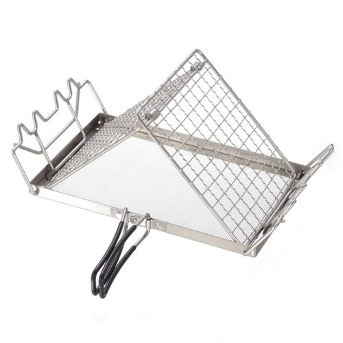 Bread toaster stand folding - stand,