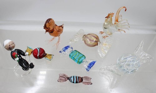 Konvolut kunstglas bonbons - konvolut, u