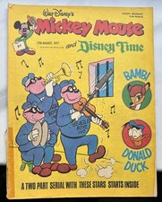 Mickey Mouse - #97- 27. Aug 1977 Vintage  englisch