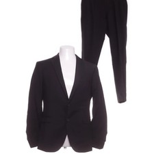 Cinque, Anzug, Größe: 46, Wolle, Schwarz, Nadelstreifen #9iV
