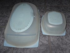 Tupperware KäseMaX Käseglocke Box mit Klimadeckel 🔴Hellblau Groß & Klein Mängel