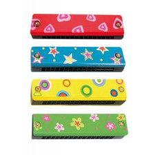 MUNDHARMONIKA HOLZ KINDER