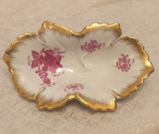 Herend Hungary Porzelanschale handbemalt mit Goldrand