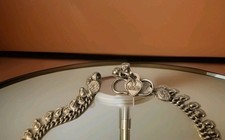 Selten Antik alter Schmuck Fußkette aus Indien mit Anhänger