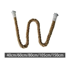 Vogelperch Stand Papagei Seil Vögel liefert hängende biegbare Käfigzubehör