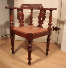 stabiler GRÜNDERZEIT JUGENDSTIL Armlehnstuhl Eckstuhl Schreibtischstuhl - TOP