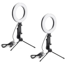 2x LED Handy Ringlicht Ø 16