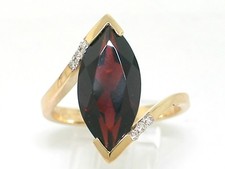 Granat Ring 585 Gelbgold 14Kt