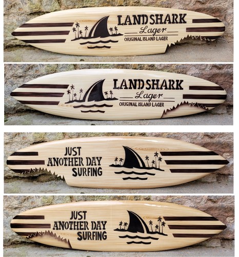 Deko surfboard 100 aus holz - surfboard,