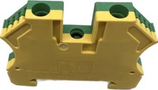 Weidmüller WPE 10 Schutzleiter-Reihenklemme grün/gelb  Durchgangsklemme