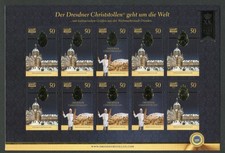 Privatpost Post Modern Block Dresdner Christstollen postfrisch 10 x 50 Cent