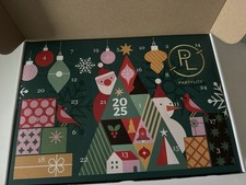 Partylite 1x Adventskalender mit Teelichter -Wachsdosen -Kerzenglas -Creme-2025-