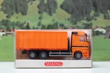 Wiking 1:87 6720133 Meiller Abrollkipper MB Actros orange in Ovp Nr.5140