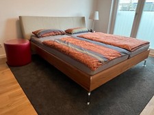 Tolles Hülsta Dobbelbett mit Lattenrosten und Matratzen