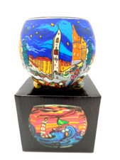 Leuchtglas Weihnachtsmarkt