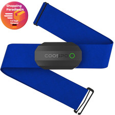 Bluetooth ANT+ Brustgurt | Verstellbarer Pulsmesser | Kompatibel mit Garmin