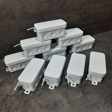 10 x Abzweigdose Feuchtraum 85x45x40mm IP54 Verteilerdose Aufputzverteiler HUP®