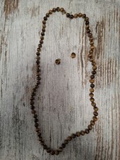 Kette und Ohrstecker Tigerauge