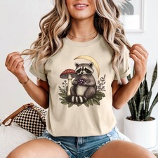 Waschbär Pilz Wald Damen