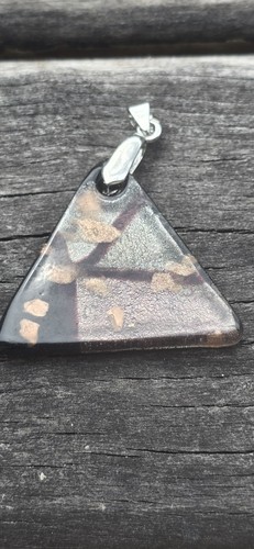Murano glas anhänger braun - murano,