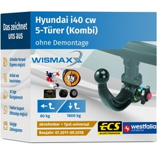 ANHÄNGERKUPPLUNG für Hyundai