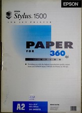 Epson Stylus Fotopapier 360 dpi Photo Quality Fotopapier A2 S041078