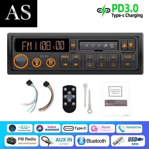 1din retro auto - auto, radio