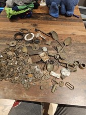 Großes Bodenfund Knvolut Mit Reichlich Uniform Knöpfe Und Vieles Mehr 