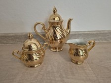 3tlg goldenes Set Händel