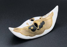 Venetianische Wandmaske – Gold-Schwarz, handbemalt, dekorativ, gut erhalten #19